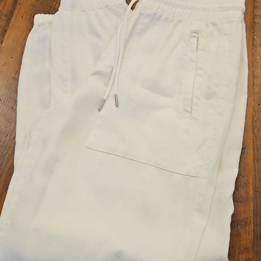 Nwot Athleta Linnen White Joggers